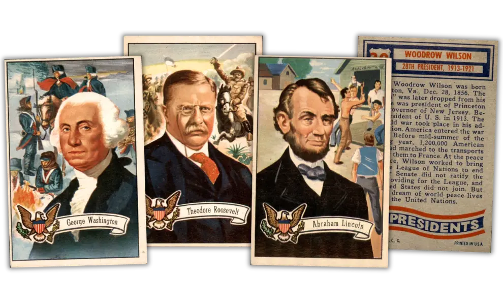 1956 Topps U.S. Presidents 